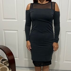 DKNY- Long sleeve grayish, green